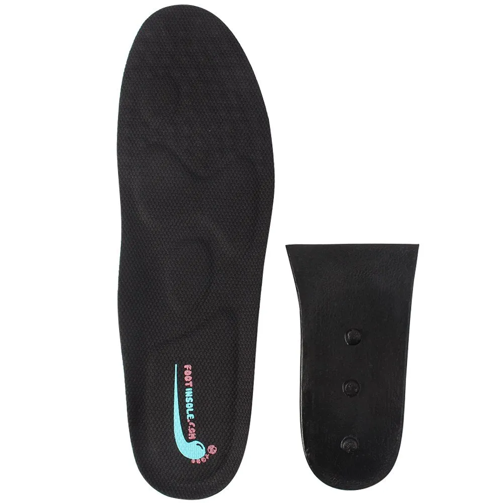 2 Inches Height Increase Shoe Insoles with Air Cushion - 2 Layers (2" UP), (Men's 7-11) 2 Layers (2" UP), Men's 7-11