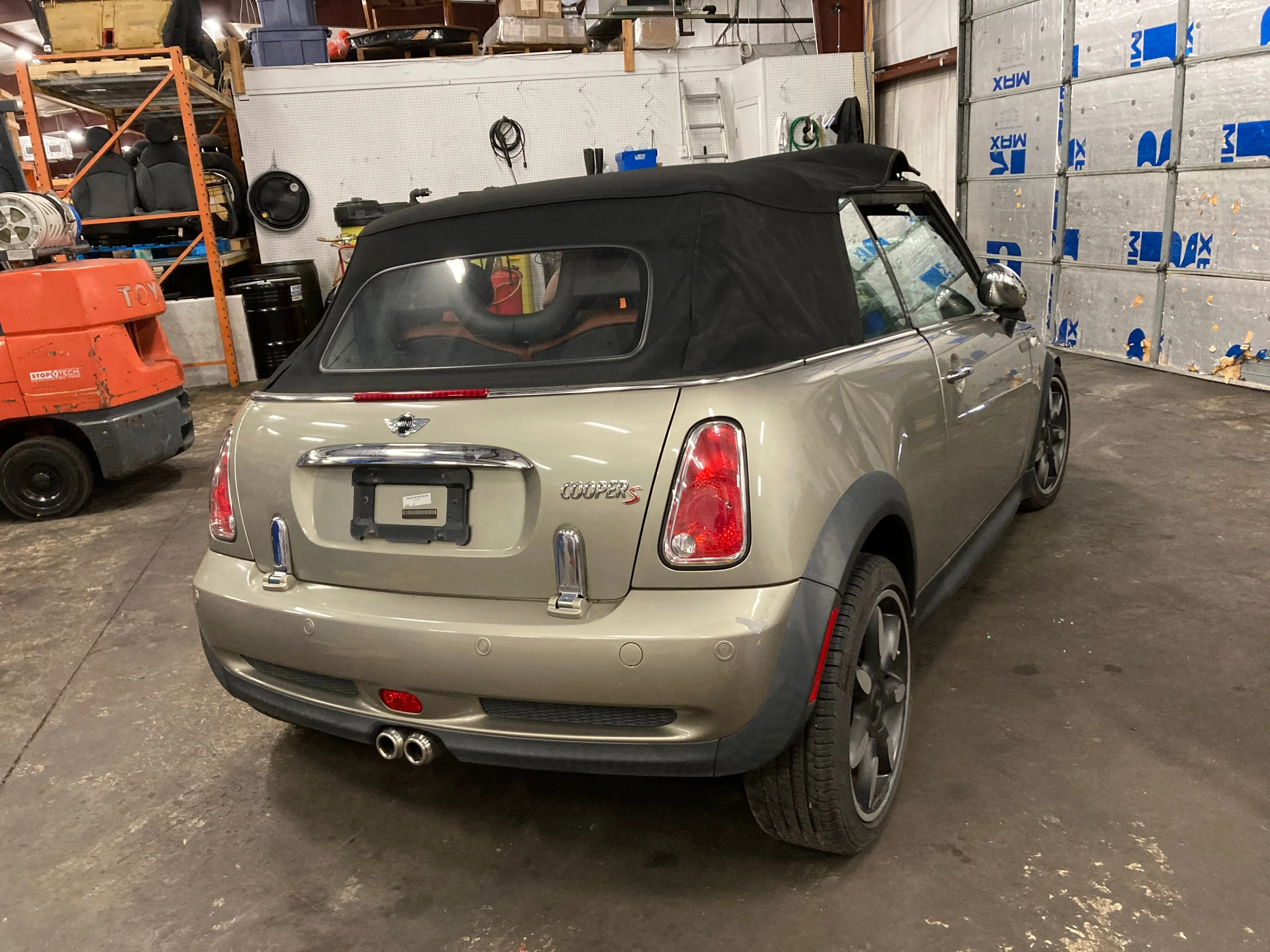 2008 MINI Cooper Convertible S Sidewalk Edition, New Parts Car (October 2023) Stk #400