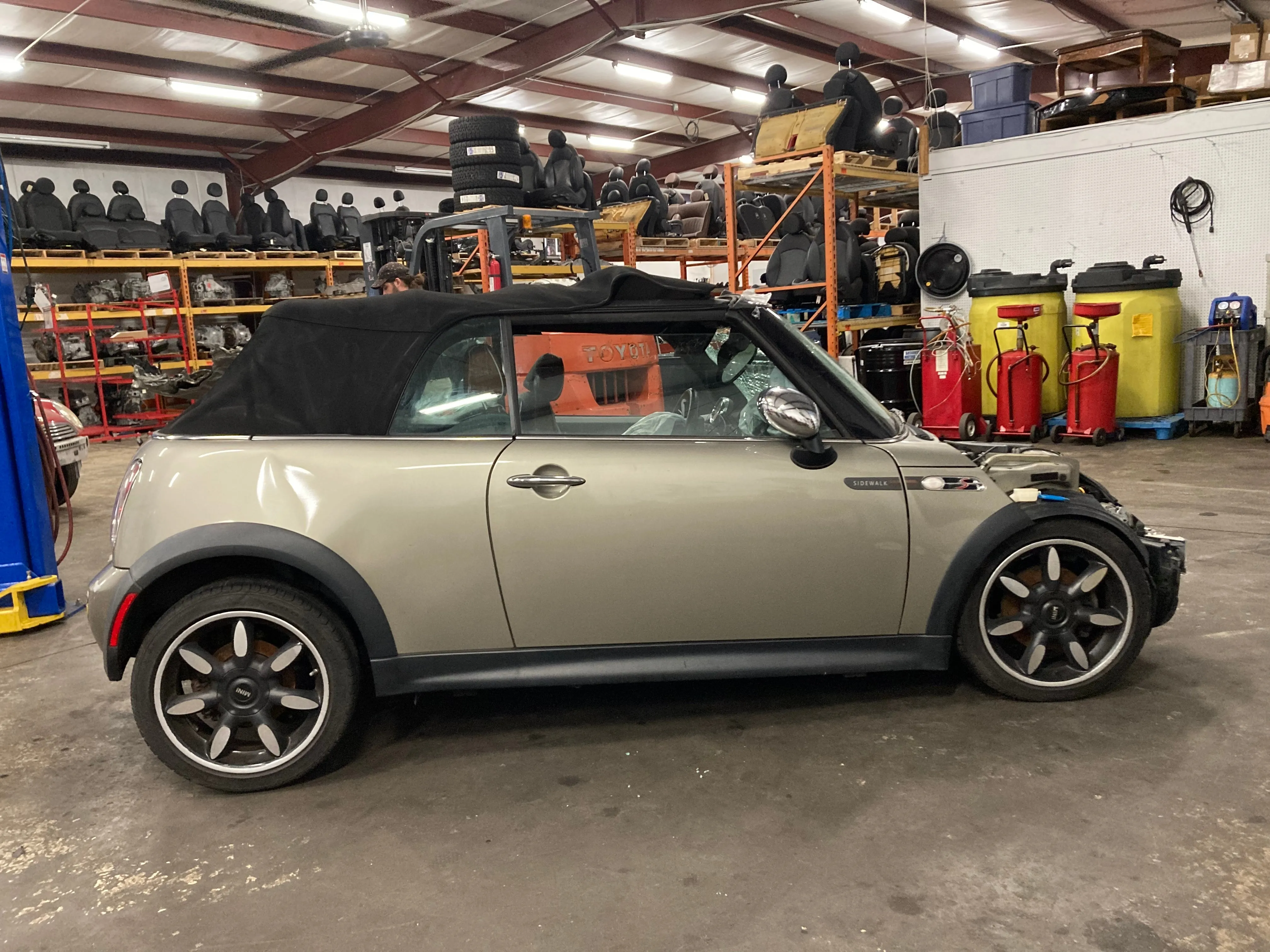 2008 MINI Cooper Convertible S Sidewalk Edition, New Parts Car (October 2023) Stk #400