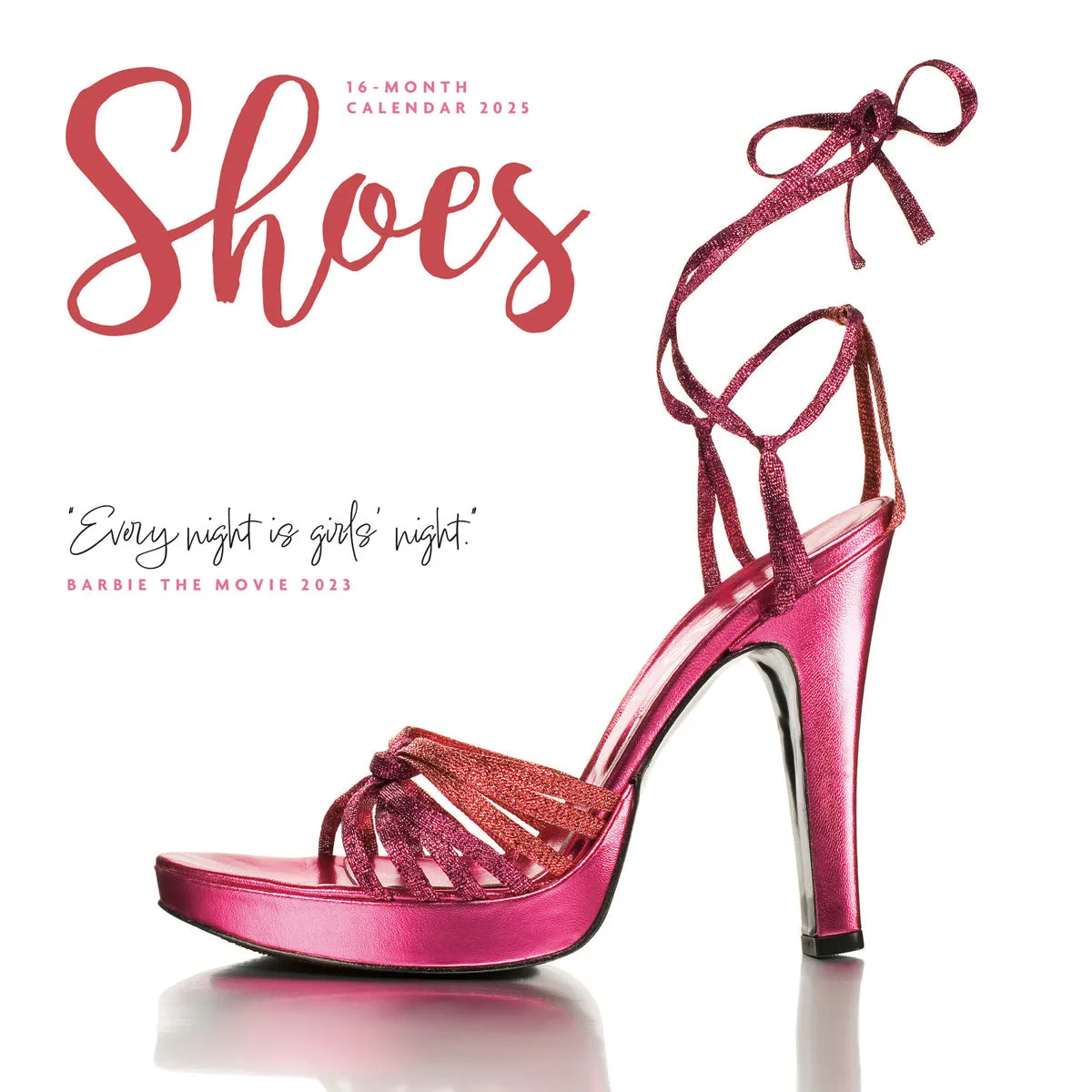 2025 Shoes Mini Wall Calendar