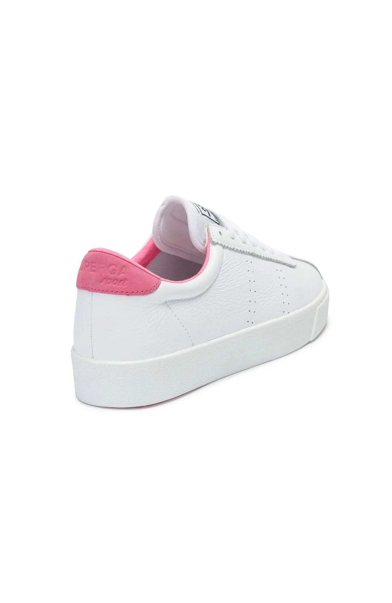 2843 Club S Comfort Leather White Fuchsia