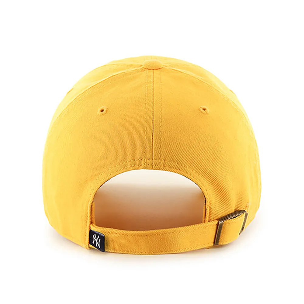 47 New York Yankees Clean Up Adjustable Baseball Cap, Yellow Gold, One Size