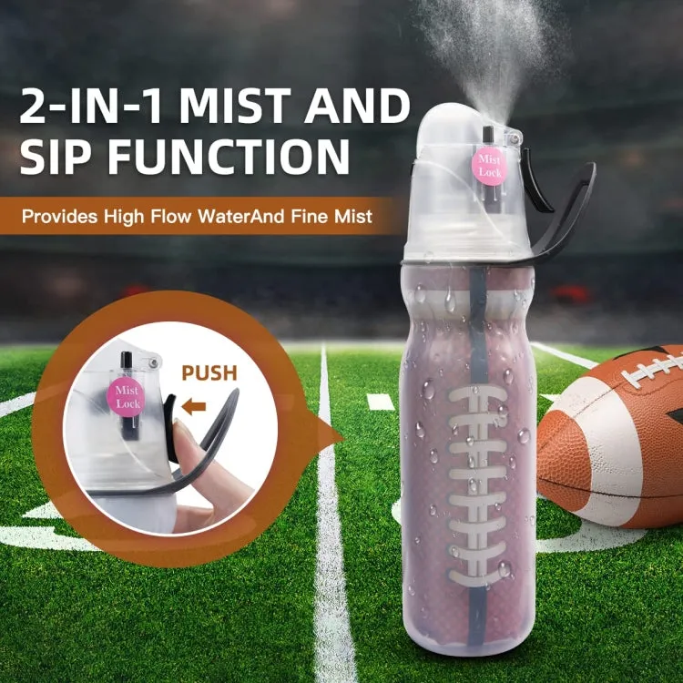 590ml Summer Outdoor Sports Training Spray Cooling Water Cup, Color: F3 3-layers