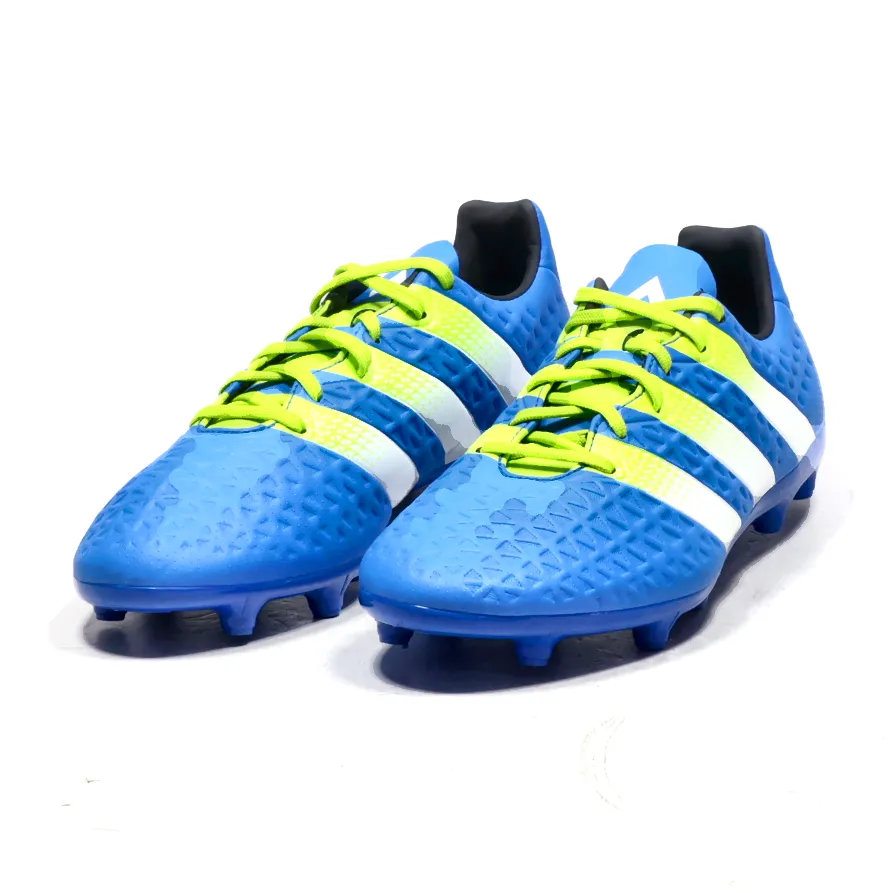 Adidas Ace Fg/Ag Sport Shoes Fabric Blue Colour For Men