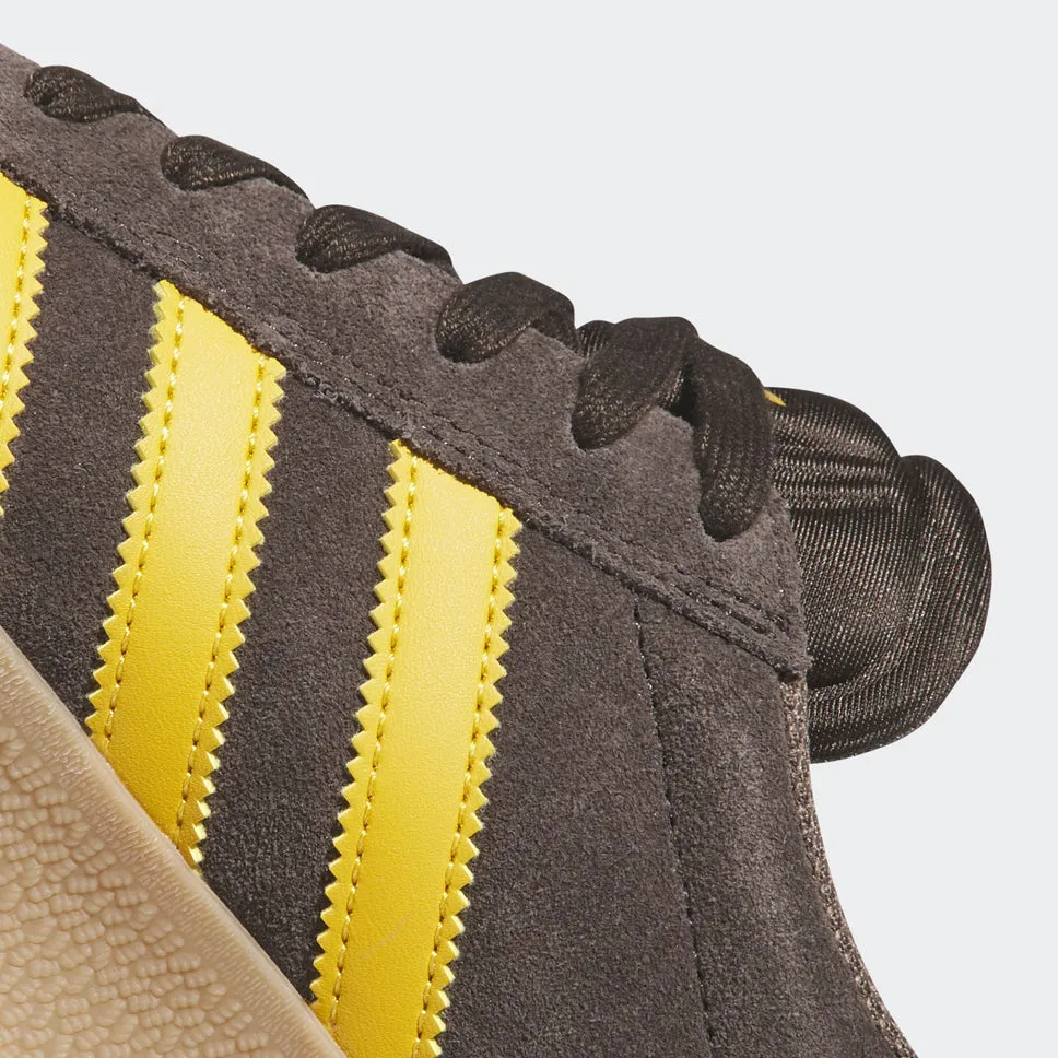 Adidas Gazelle ADV Dark Brown Preloved Yellow Shoes