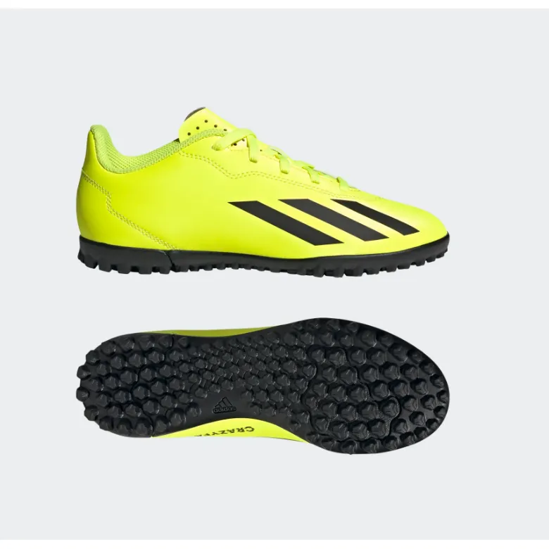 Adidas Kids Astro Turf Boots X Crazyfast Club TF J Team Solar Yellow/Core Black/Cloud White