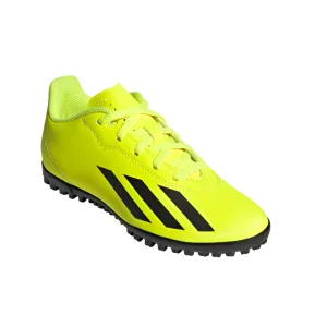 Adidas Kids Astro Turf Boots X Crazyfast Club TF J Team Solar Yellow/Core Black/Cloud White