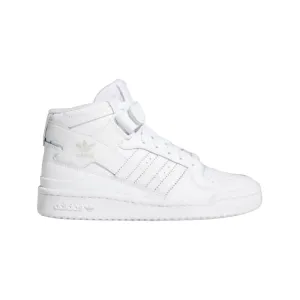 Adidas Originals Scarpa sneakers alta da ragazzo Forum Mid FZ2086 bianco