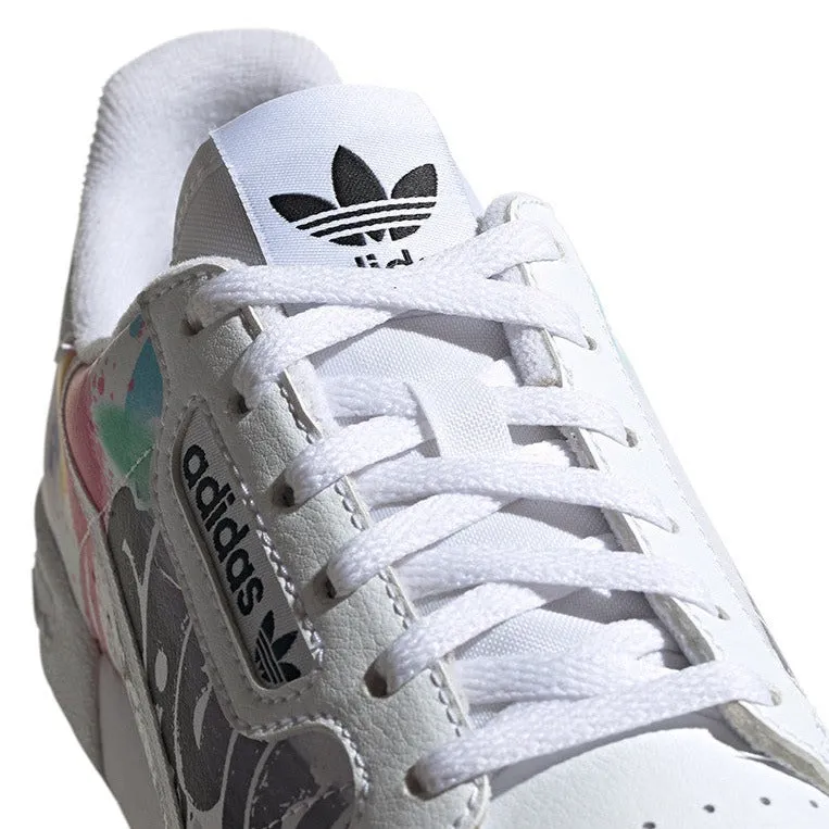 Adidas Originals scarpa sneakers da ragazzo Continental 80 EE6484 bianco