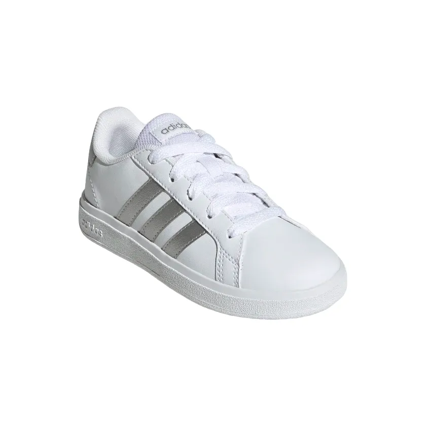 Adidas sneakers retrò tennis da ragazza GW6506 white-silver