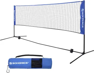 Adjustable Portable 3m Tennis Badminton Net, Rust-Proof, SONGMICS