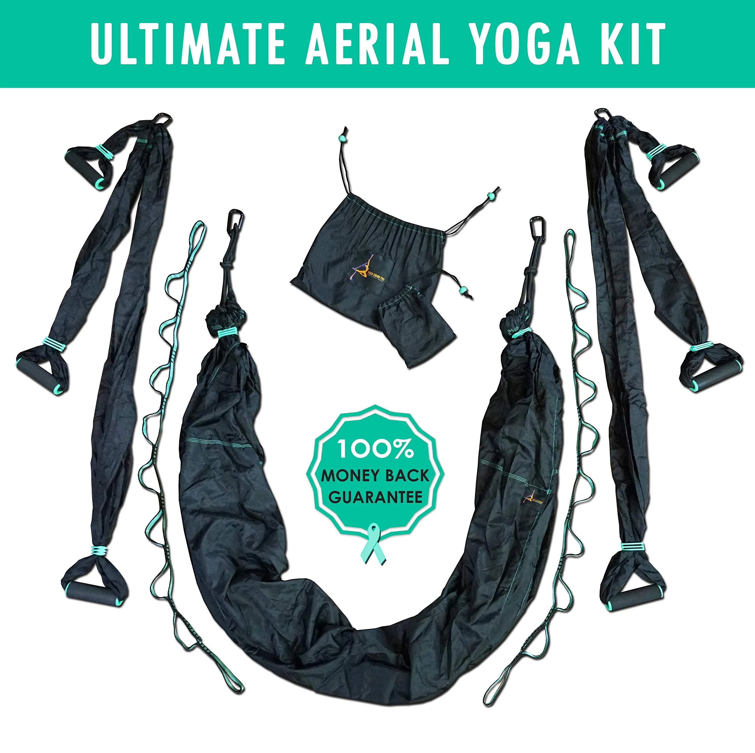 Aerial Yoga Antigravity Inversion Kit with Trapeze Sling - YogaSwingPro