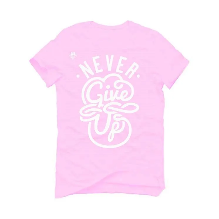 Air Jordan 1 “Bubble Gum” Pink T-Shirt (Never give up)