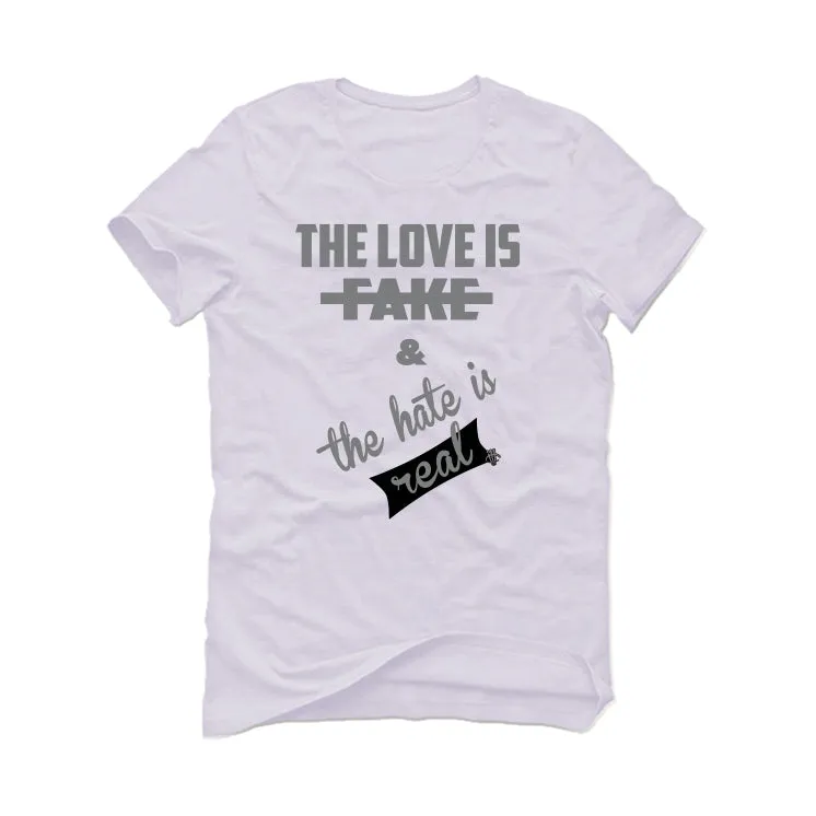 Air Jordan 12 “Stealth” | illCurrency White T-Shirt (The Love is fake)