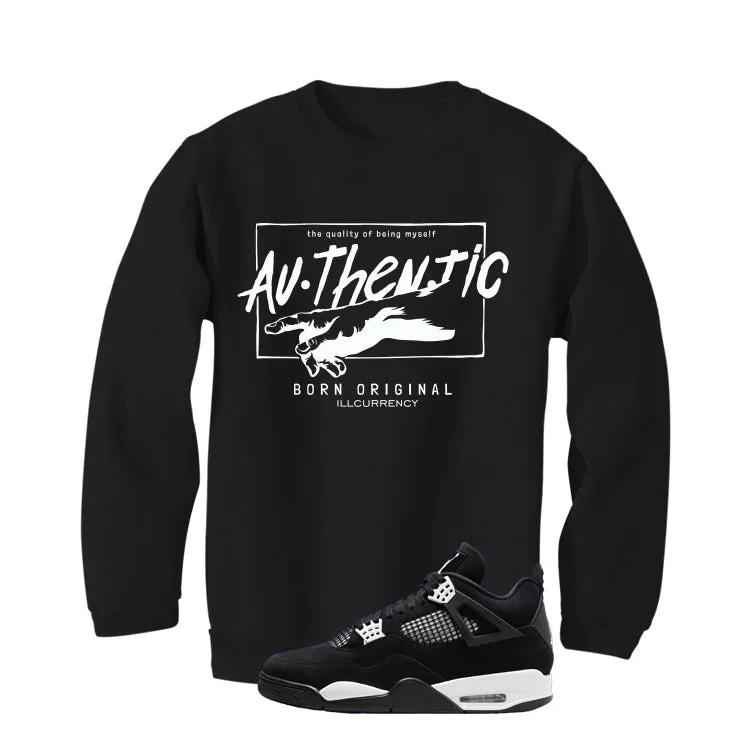 Air Jordan 4 White Thunder Black T-Shirt (Authentic)| illcurrency