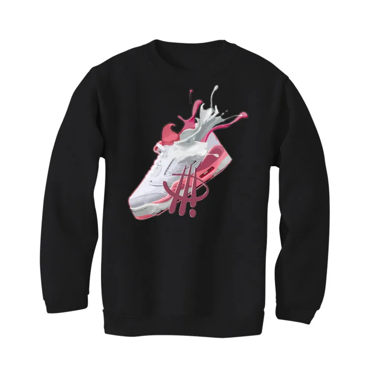 Air Jordan 5 Low “White/Desert Berry”I ILLCURRENCY Black T-Shirt (SPLASH)