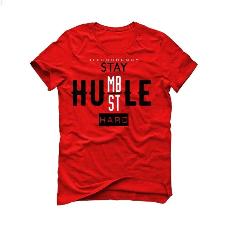 Air Jordan 5 Raging Bull Red T-Shirt (Stay Humble Hustle Hard)