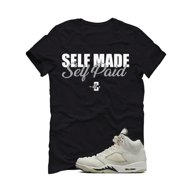 Air Jordan 5 SE “Sail” | illcurrency Black T-Shirt (Self Made Self Paid)