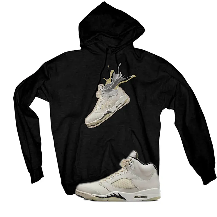 Air Jordan 5 SE “Sail” | illcurrency Black T-Shirt (SPLASH 5)