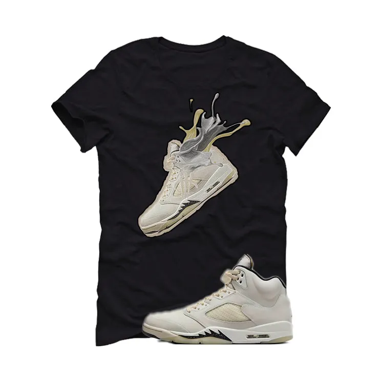 Air Jordan 5 SE “Sail” | illcurrency Black T-Shirt (SPLASH 5)