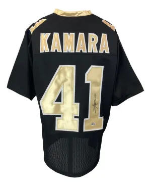 Alvin Kamara New Orleans Signed Black Football Jersey 2 BAS