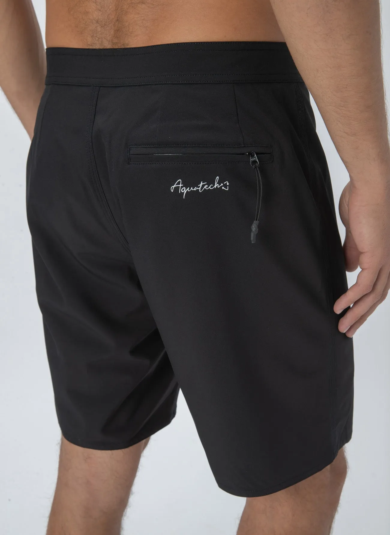 Aquatech 19" Swim Short Black