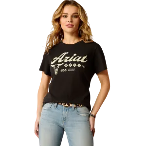 Ariat Women's Established Boot Co Black T Shirt