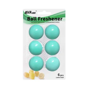 AVA Prime Air Freshener Sneaker Shoe Deodorizer Balls 3 Pairs Neutralizing Odor and Refreshing, Shoes, Gym Bag and Locker/Lemon Smell-Green Green