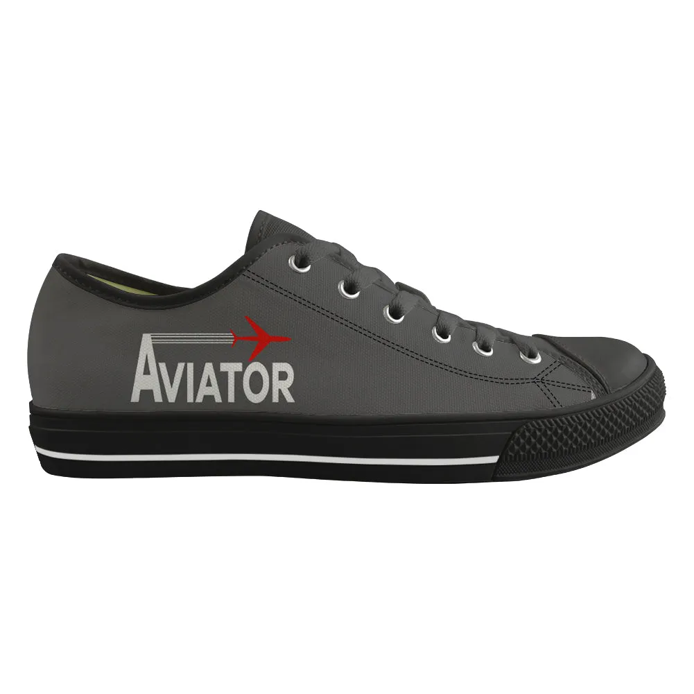 Aviator Designed Canvas Shoes (Men)