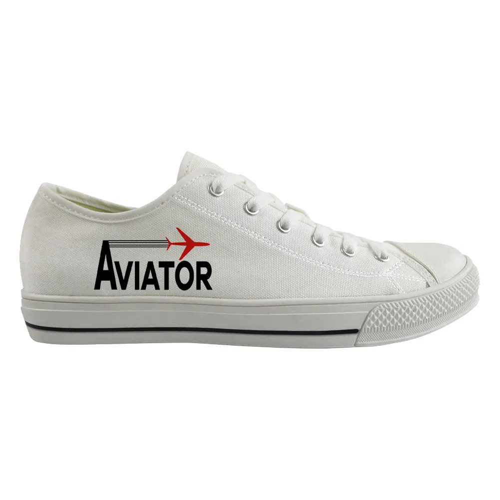 Aviator Designed Canvas Shoes (Men)