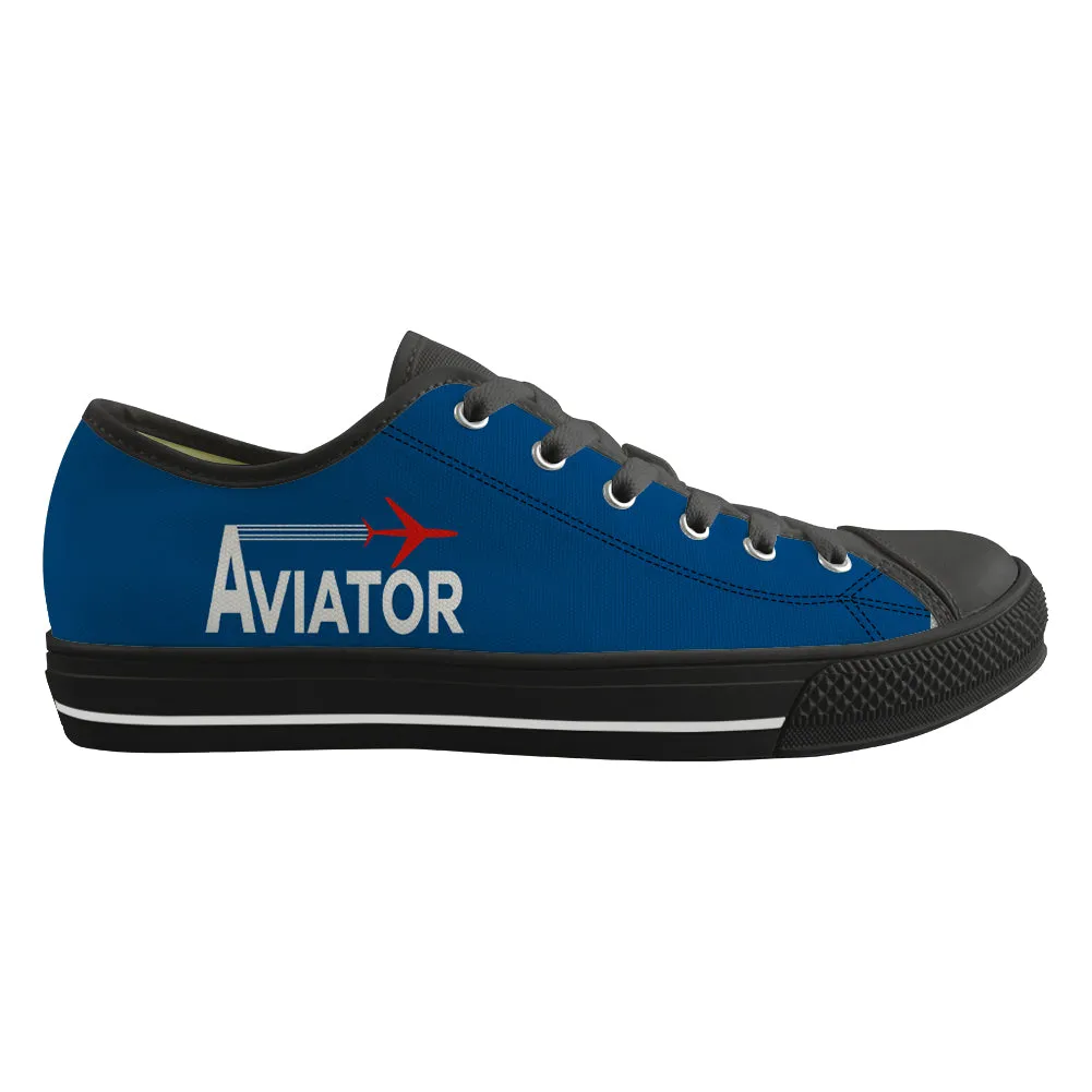 Aviator Designed Canvas Shoes (Men)