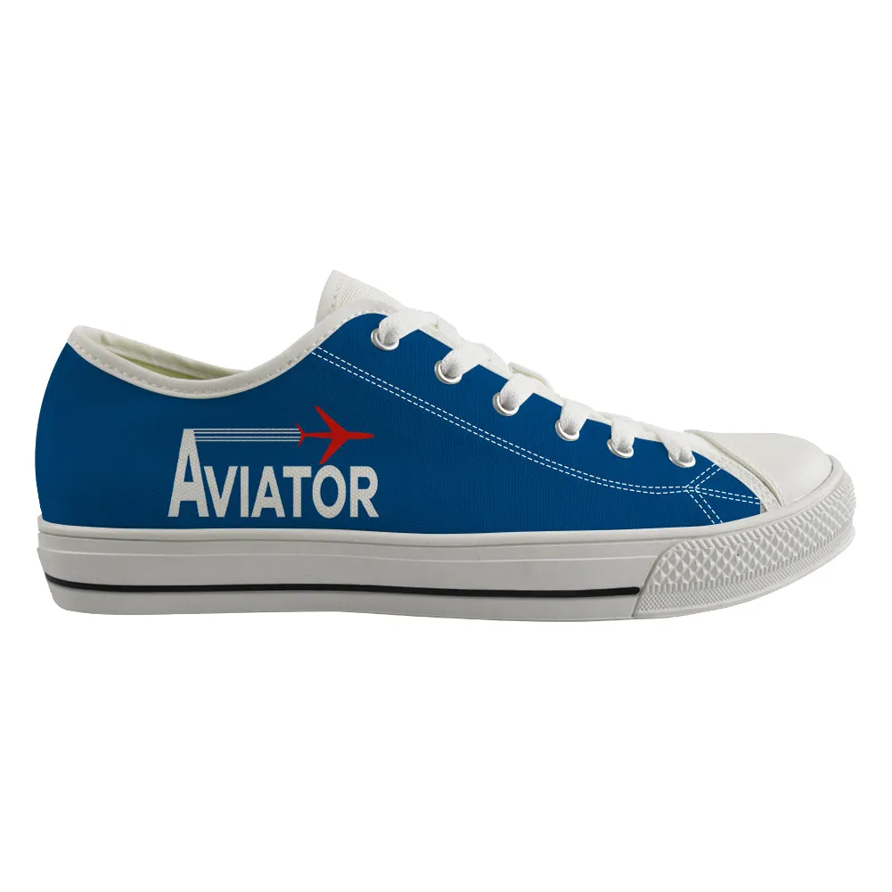 Aviator Designed Canvas Shoes (Men)