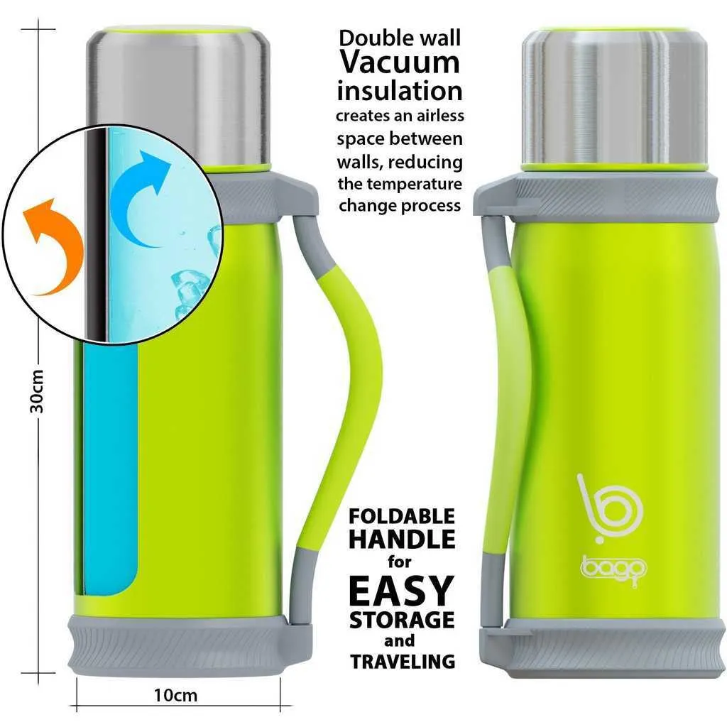 Bago Stainless Steel Double Wall Insulated Personal Sports Water Bottle