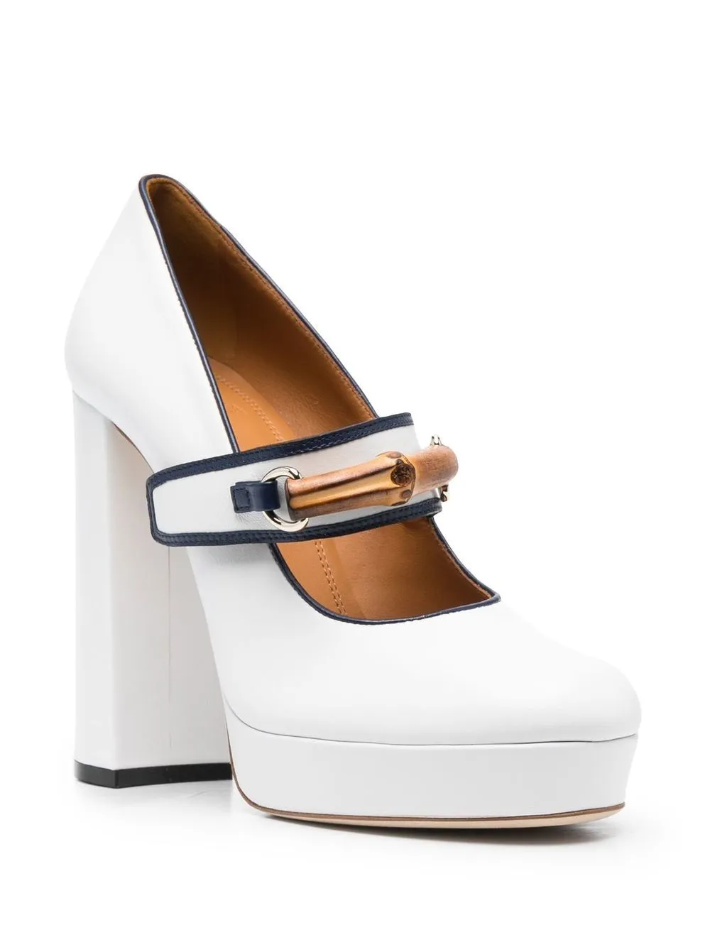 bamboo-detail 120mm platform pumps