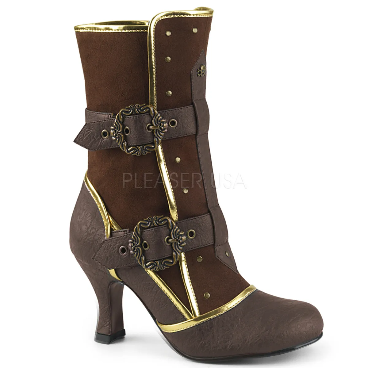 Bloody Mary Pirate Boots Brown