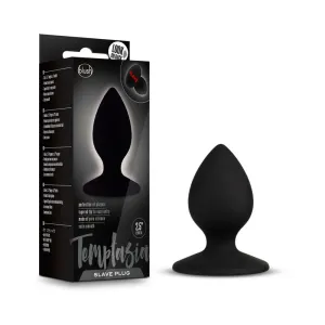 Blush Temptasia 'Slave' Silicone Anal Plug Black