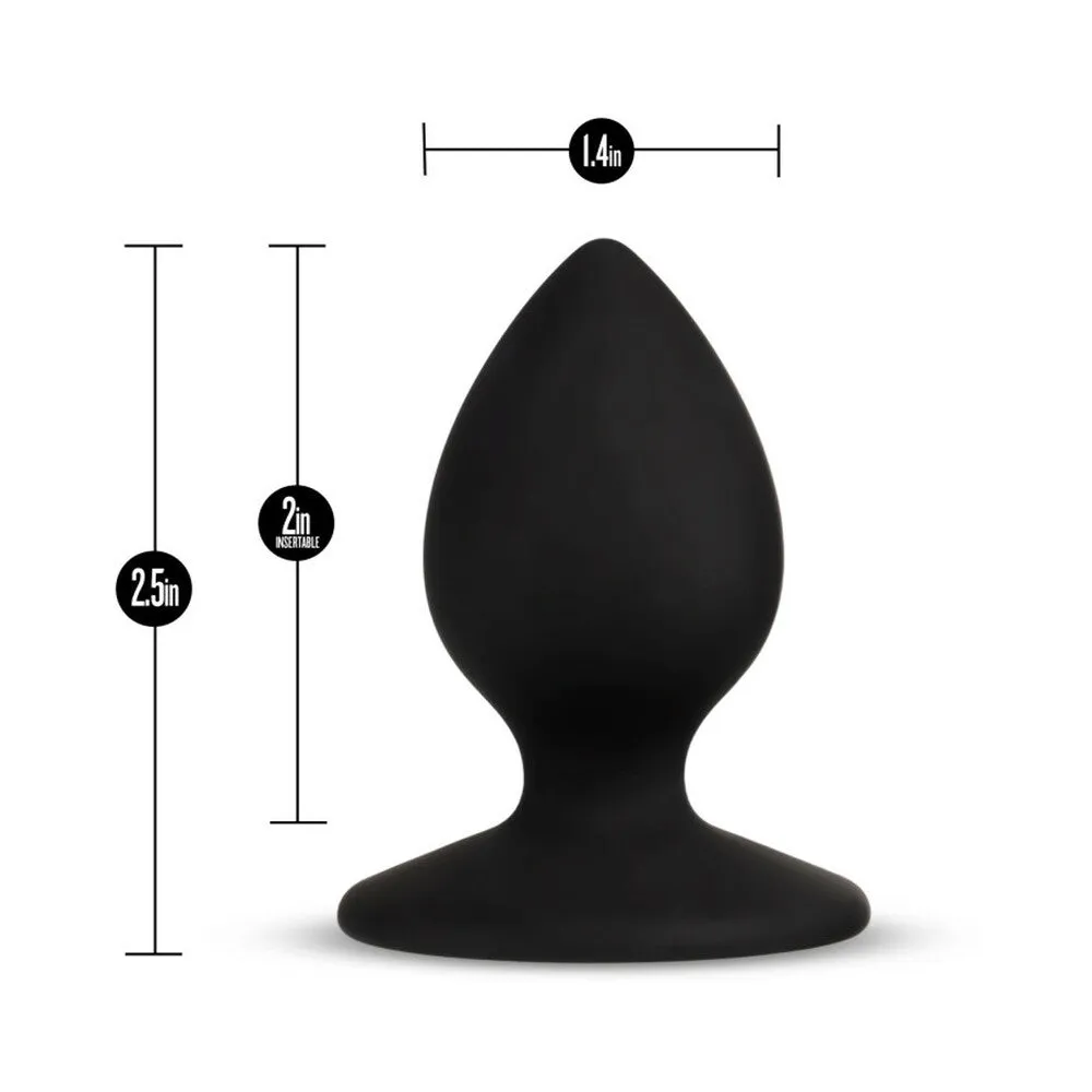 Blush Temptasia 'Slave' Silicone Anal Plug Black