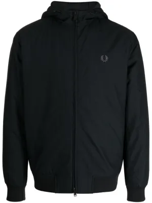 Brentham logo-embroidered jacket