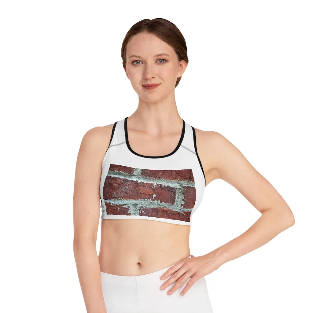 Bricks Sports Bra (AOP)