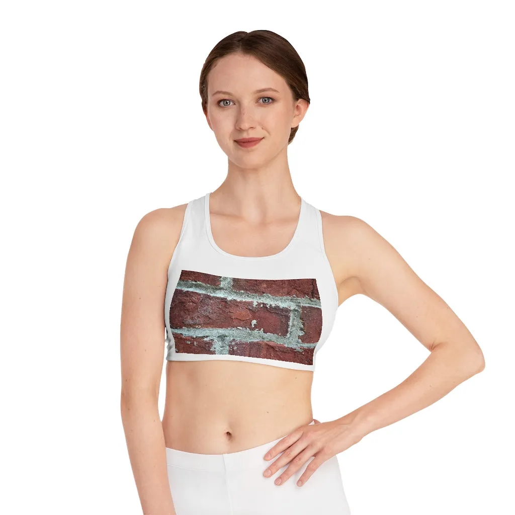 Bricks Sports Bra (AOP)