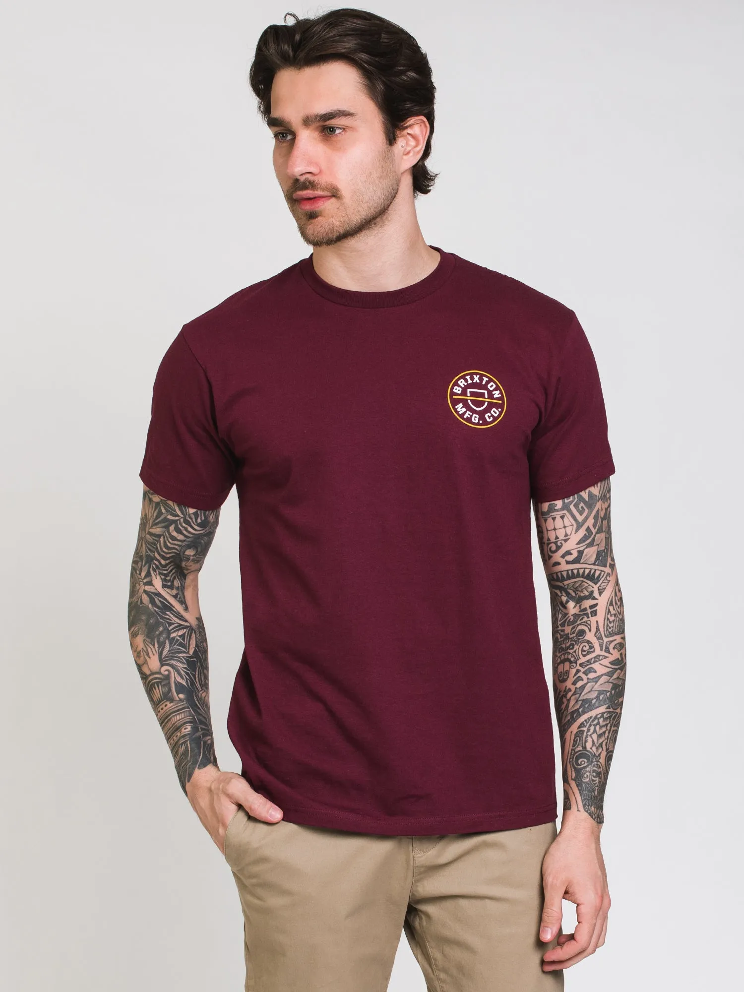 BRIXTON CREST II T-SHIRT  - CLEARANCE