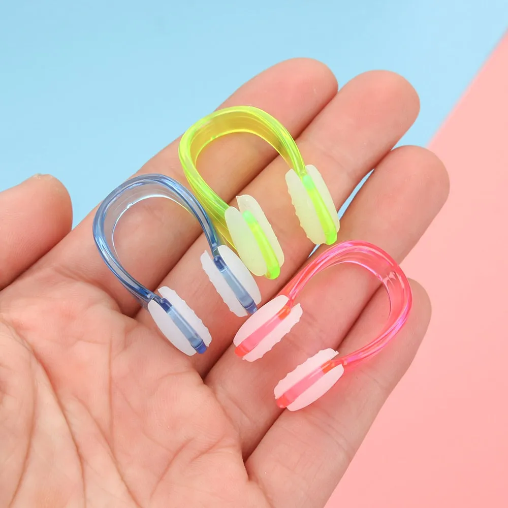 Candy Color Silicone Nose Clips 4Pcs/Set