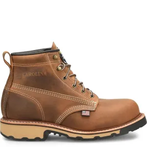 CAROLINA CA7029 USA 6" STEEL TOE WORK BOOT