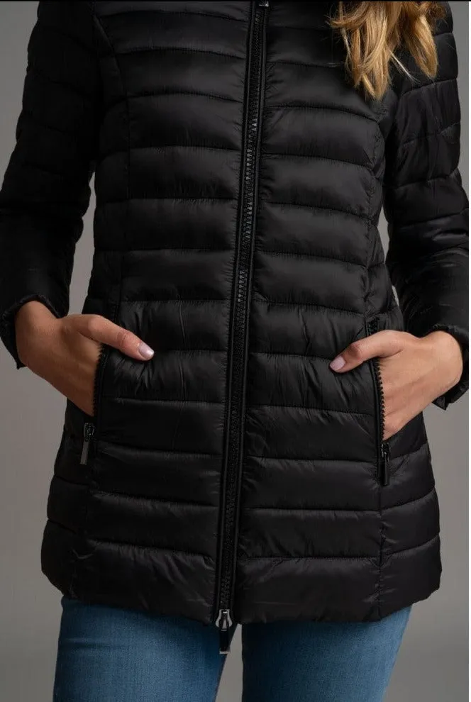 Casaco Cowl Neck Puffer Jacket