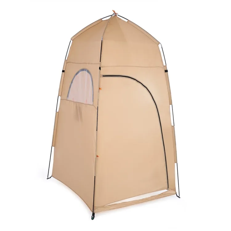 Changing Tent Shower Beach Tent Outdoor Awning(Yellow)