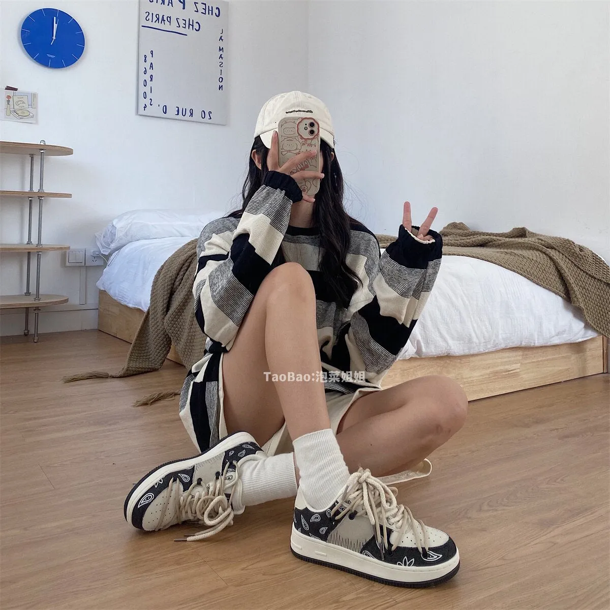 ChicMy-Fall Outfits  Black Platform Women Sneakers 2024 INS Brand Woman Sports Sneakers Tennis Female Vulcanize Shoes Flats Lace Up Spring Autumn NEW