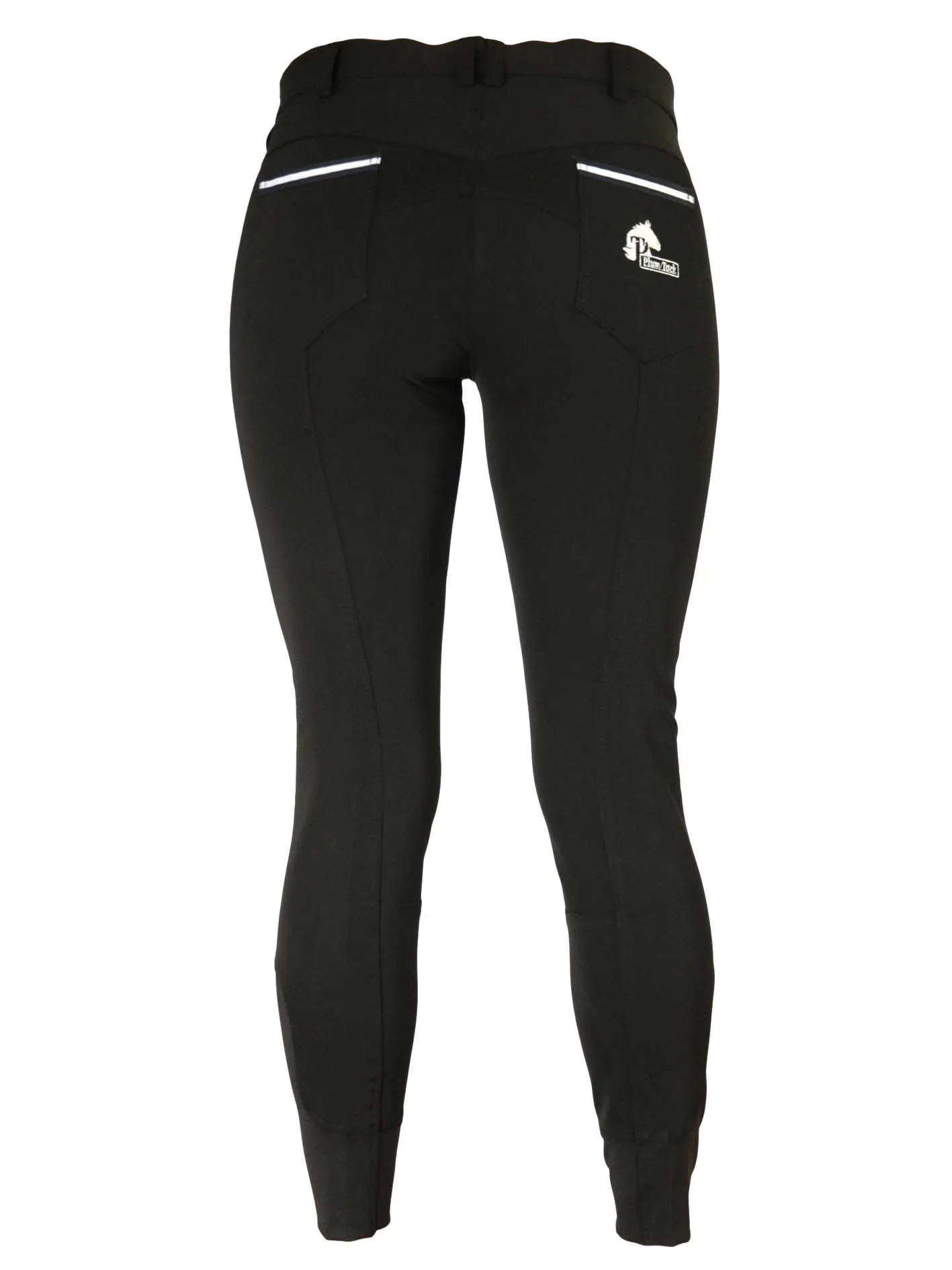 CoolMax Black Breeches in sizes 6 to 28 - No Silicone