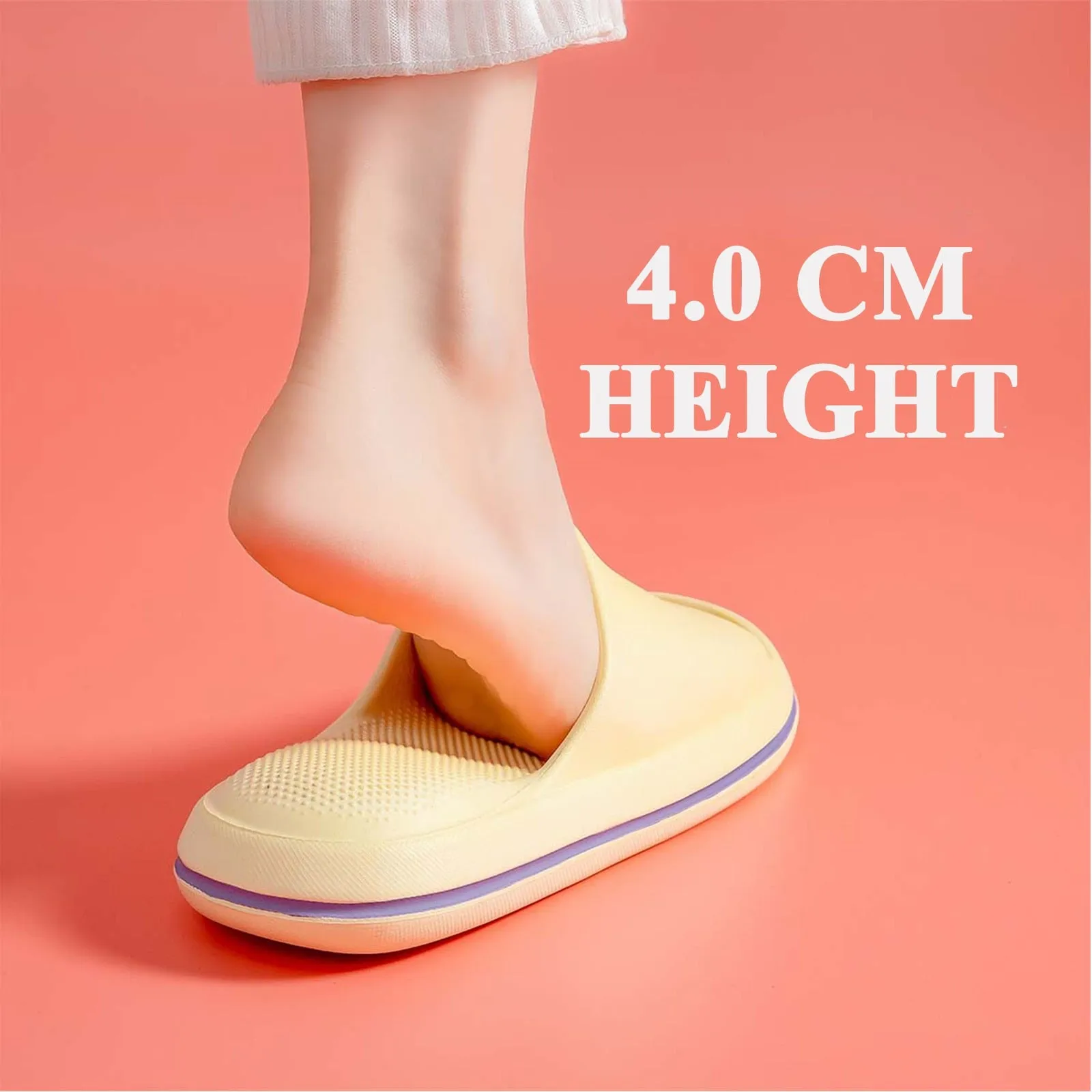 Cute Cloud Home Pillow Slides Women Shower Shoes