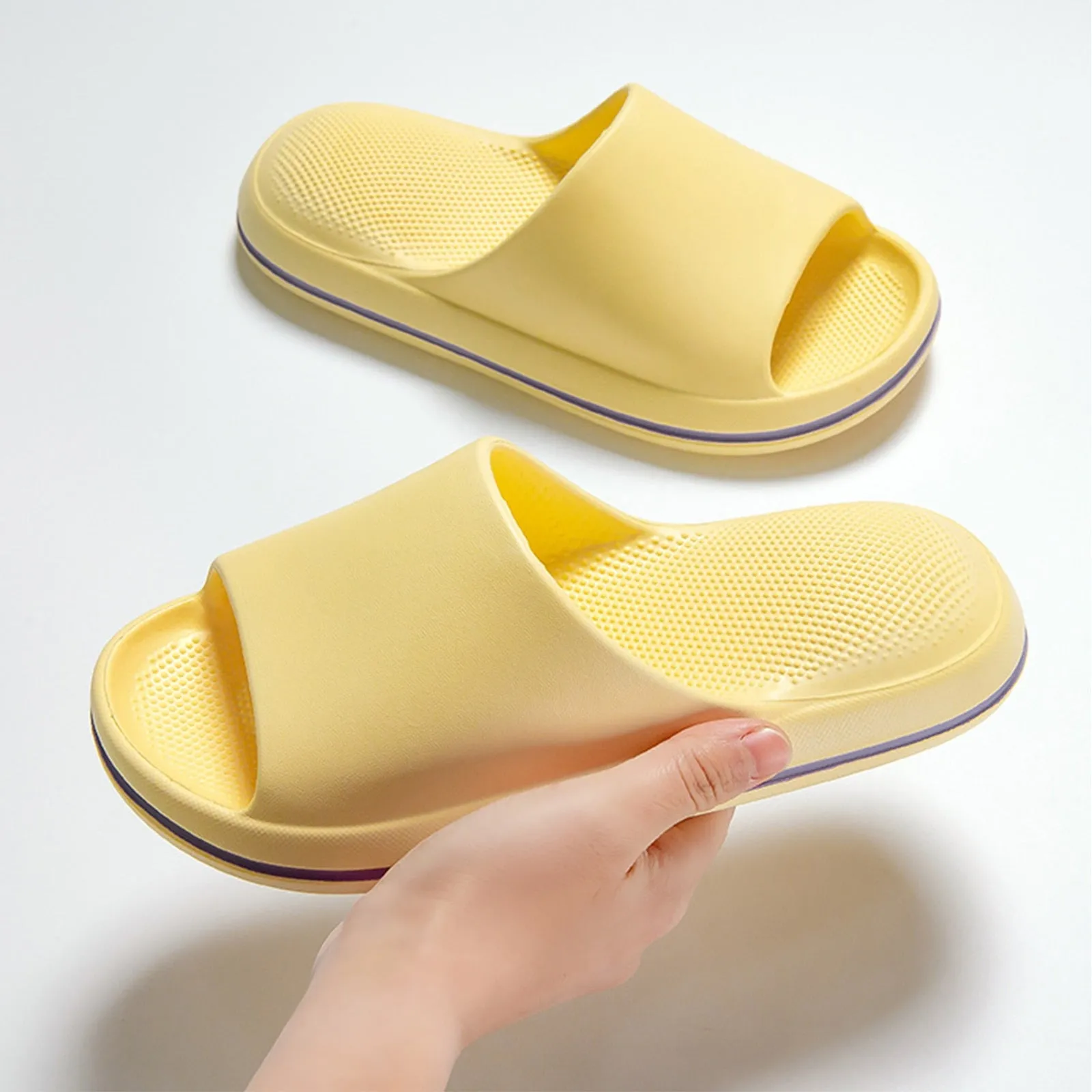 Cute Cloud Home Pillow Slides Women Shower Shoes