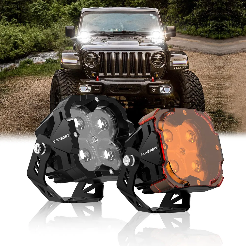 CYBER 1 Series | 3 Inch Cube Pods Off-road Auxiliary Spot Light Ditch LED Light With Harness